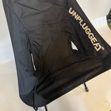 画像をギャラリービューアに読み込む, UNPLUGGED CAMP(アンプラグドキャンプ) ハイバックチェア(ブラック)　耐荷重:150kg
