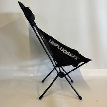 画像をギャラリービューアに読み込む, UNPLUGGED CAMP(アンプラグドキャンプ) ハイバックチェア(ブラック)　耐荷重:150kg
